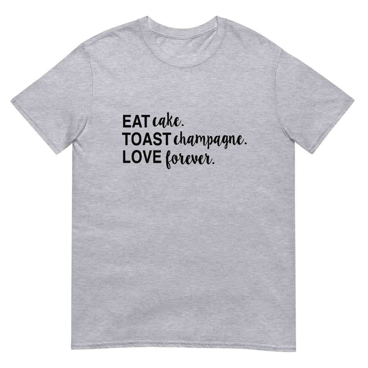 Eat Toast Love Short-Sleeve Men's T-Shirt