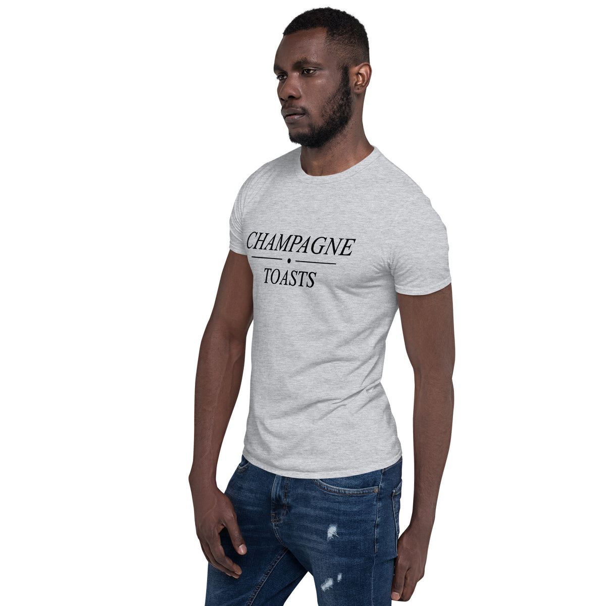 Champagne Toast Short-Sleeve Men's T-Shirt