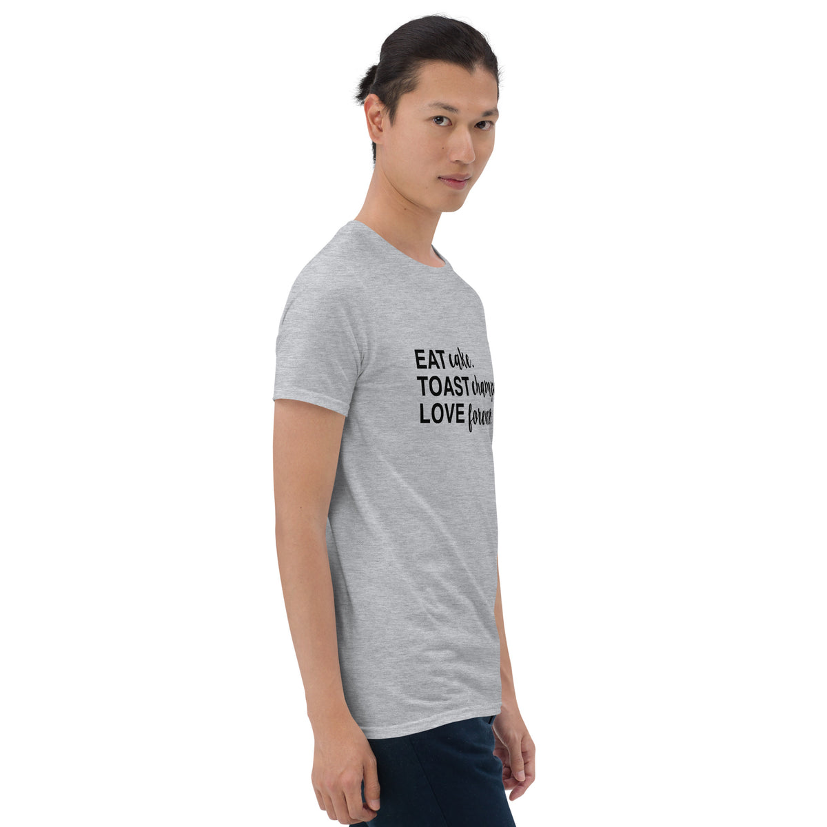 Eat Toast Love Short-Sleeve Men's T-Shirt