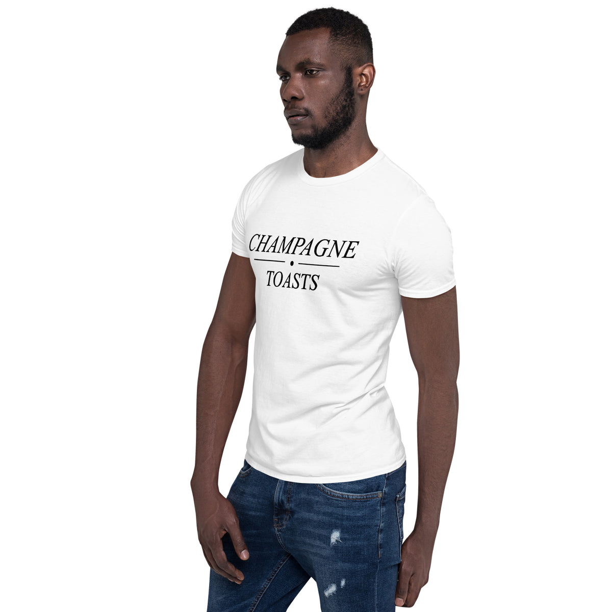 Champagne Toast Short-Sleeve Men's T-Shirt