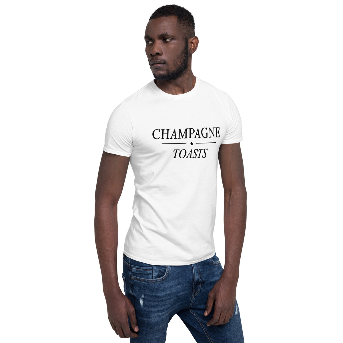 Champagne Toast Short-Sleeve Men's T-Shirt