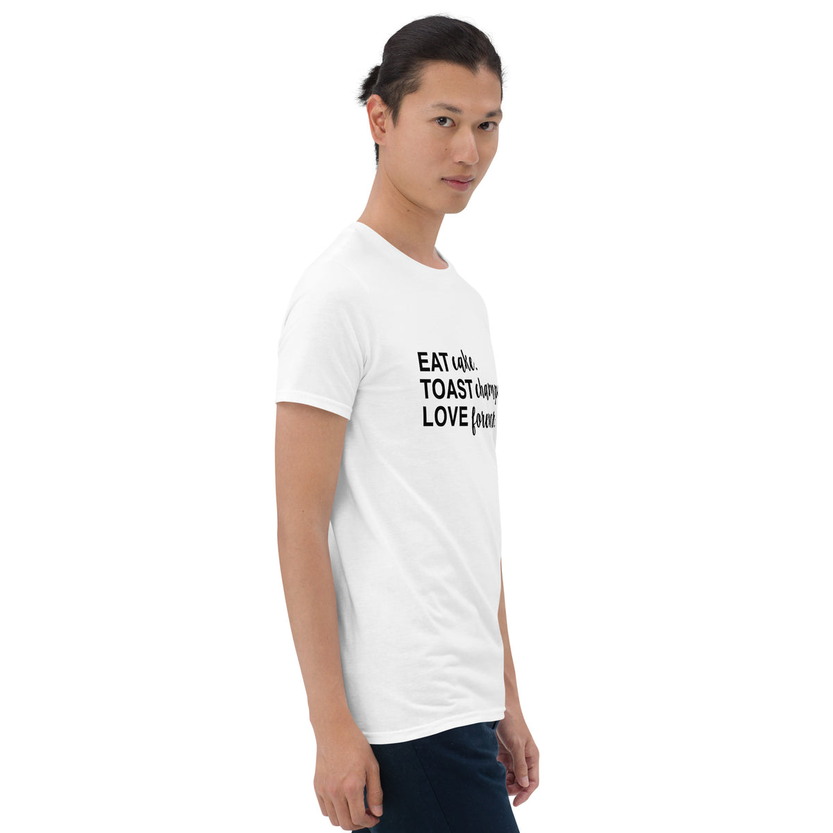 Eat Toast Love Short-Sleeve Men's T-Shirt