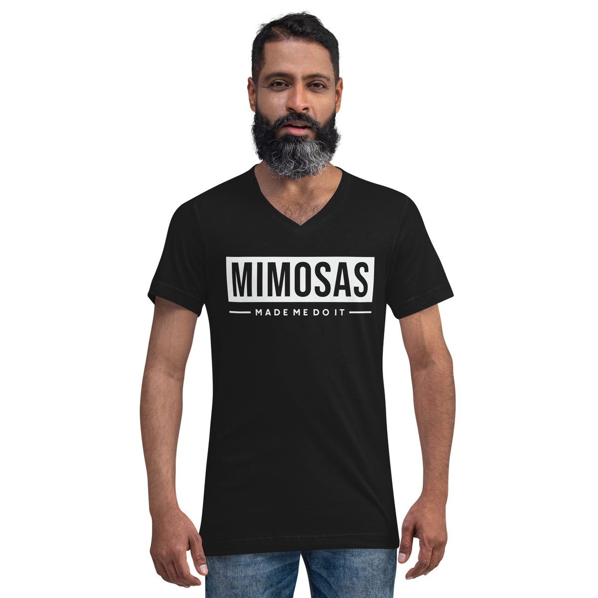 Mimosas Unisex Short Sleeve V-Neck T-Shirt