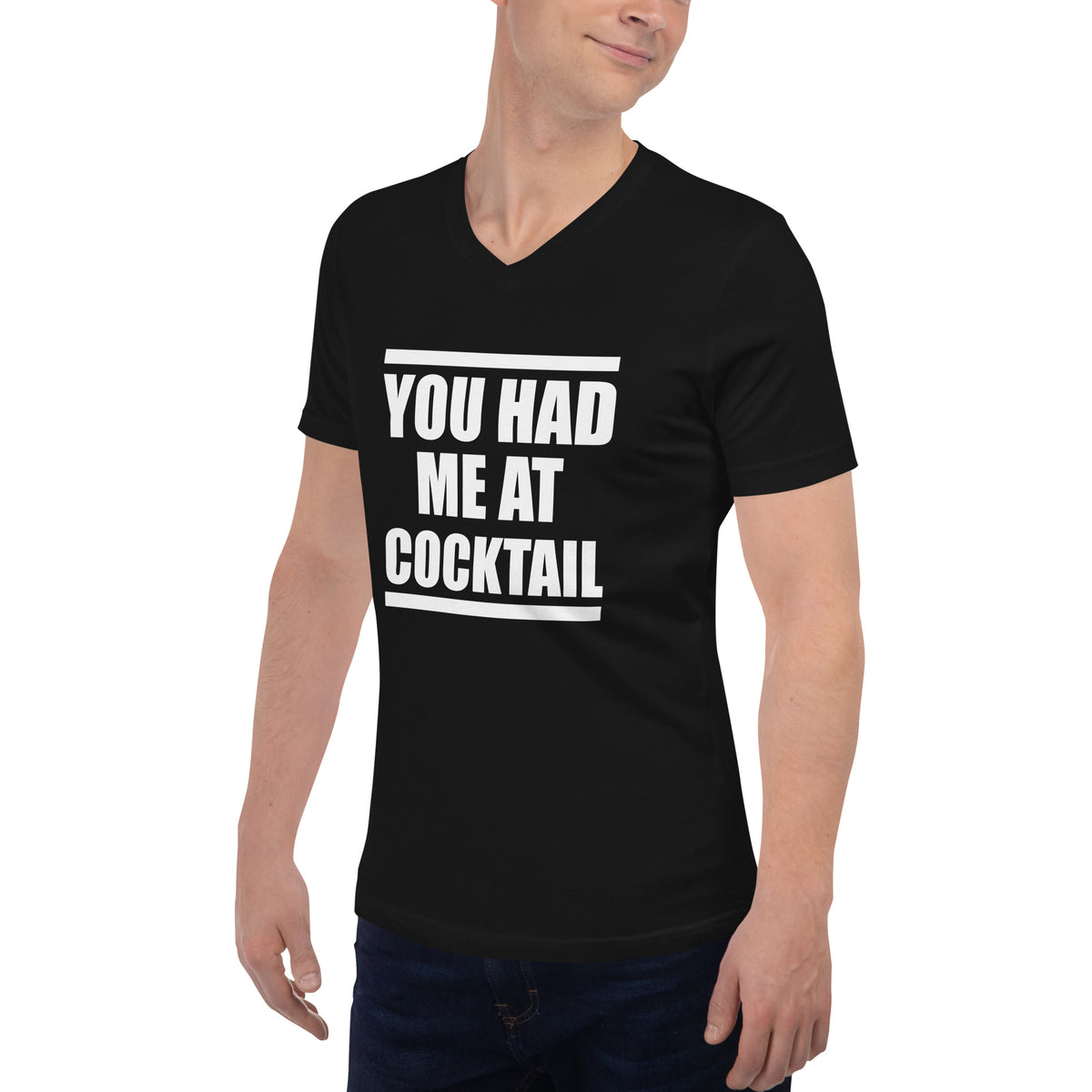 You Had Me Men Short Sleeve V-Neck T-Shirt