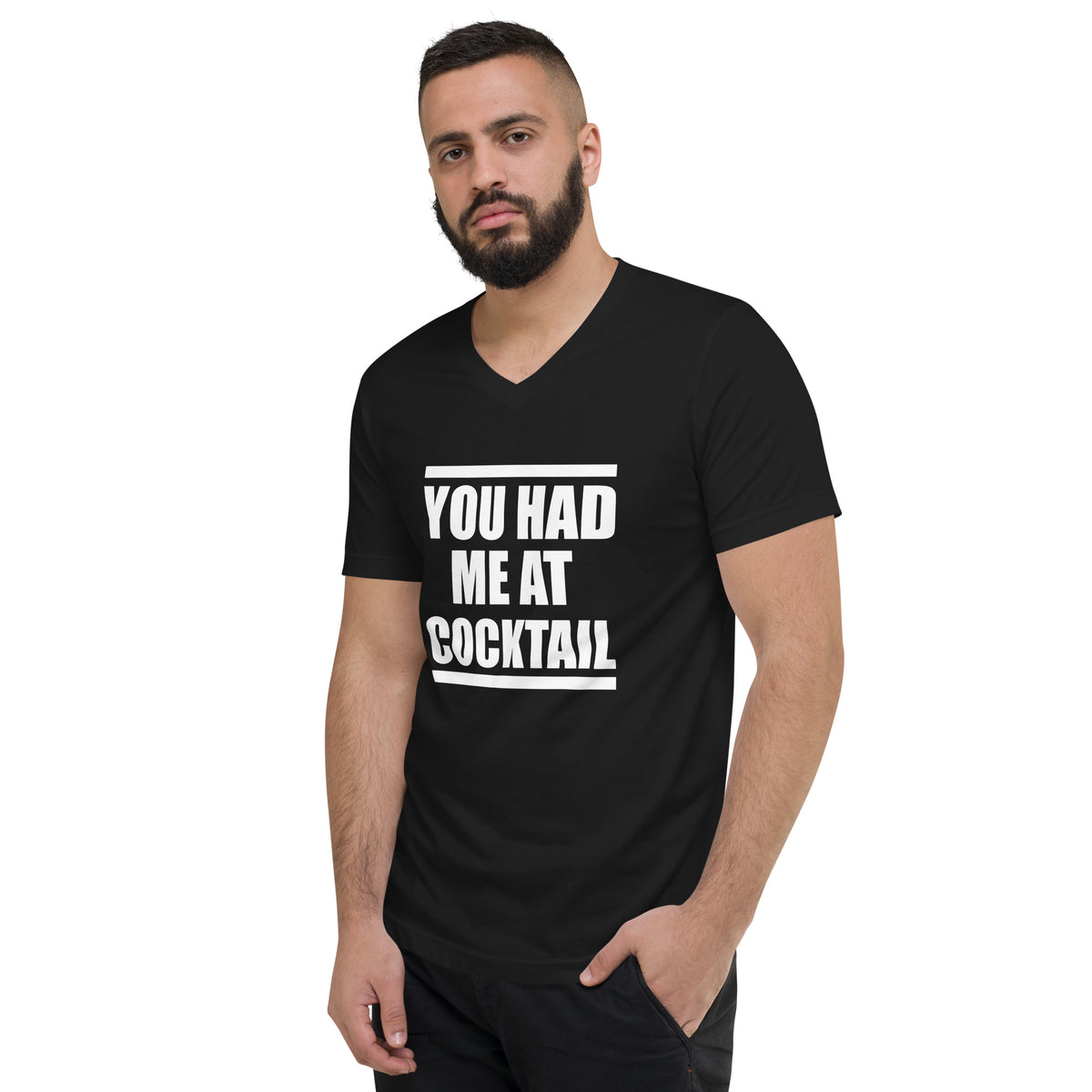 You Had Me Men Short Sleeve V-Neck T-Shirt