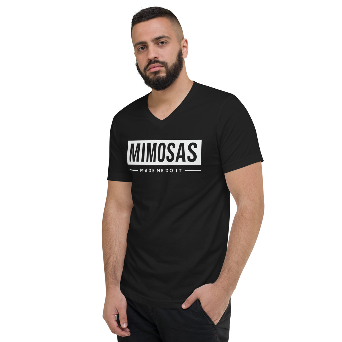 Mimosas Unisex Short Sleeve V-Neck T-Shirt