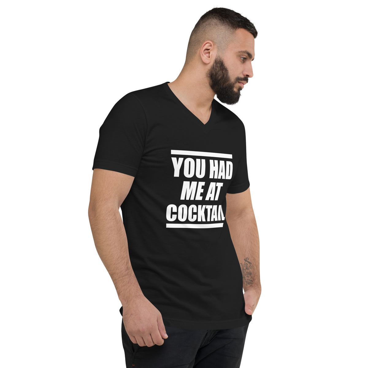 You Had Me Men Short Sleeve V-Neck T-Shirt