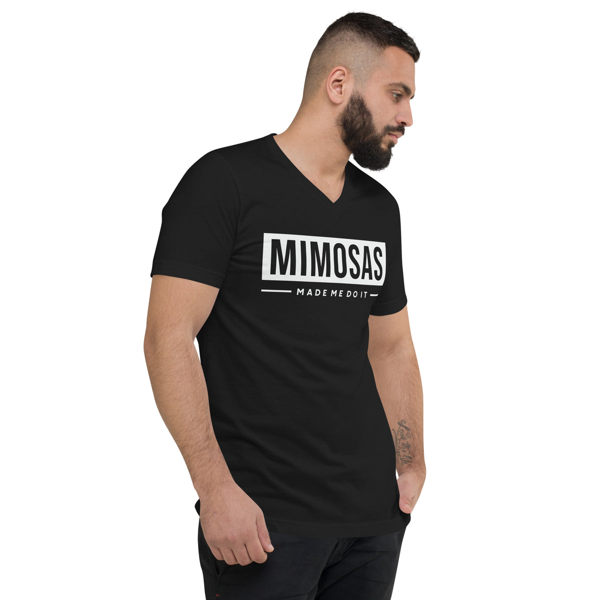 Mimosas Unisex Short Sleeve V-Neck T-Shirt