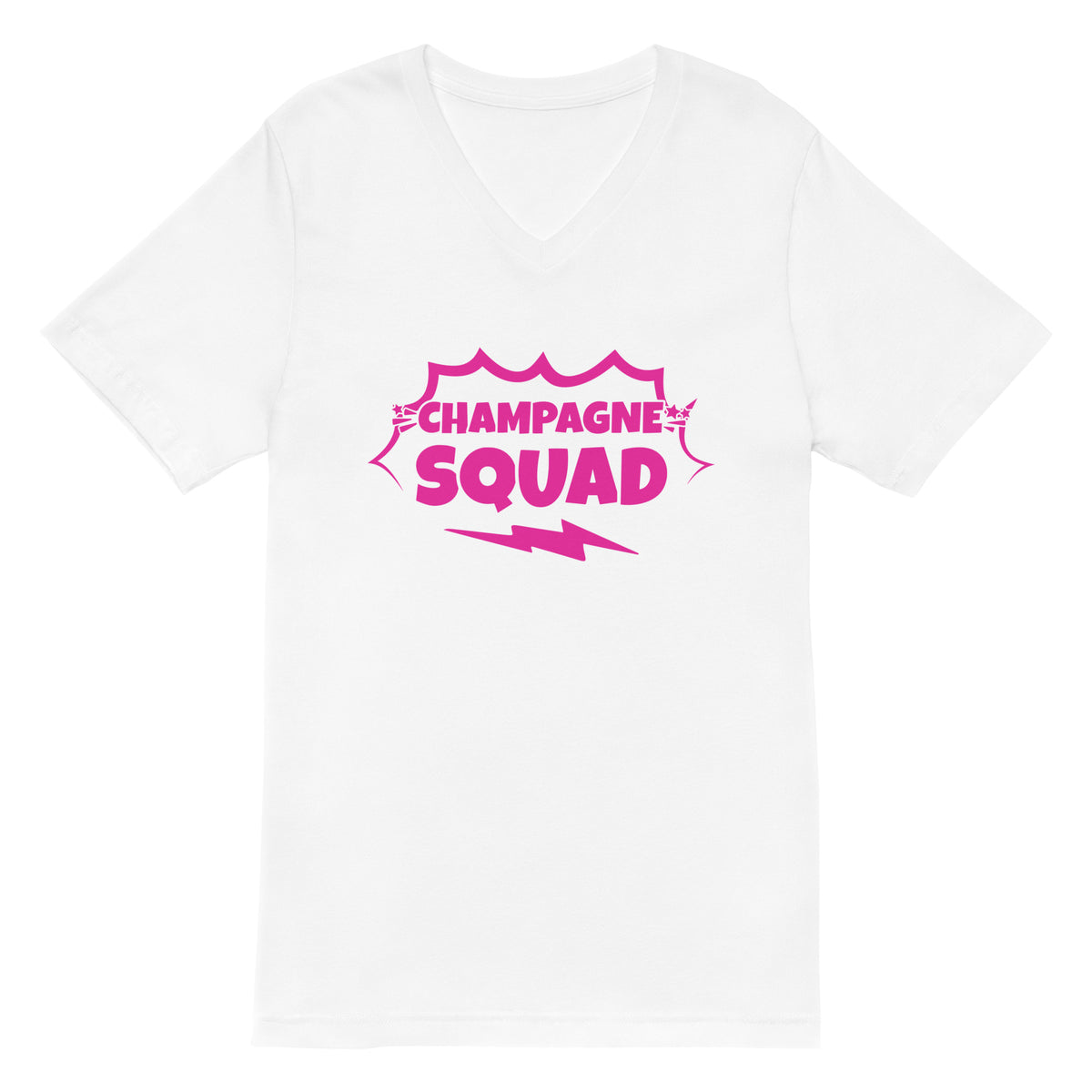 Champagne Squad Men Short Sleeve V-Neck T-Shirt copy