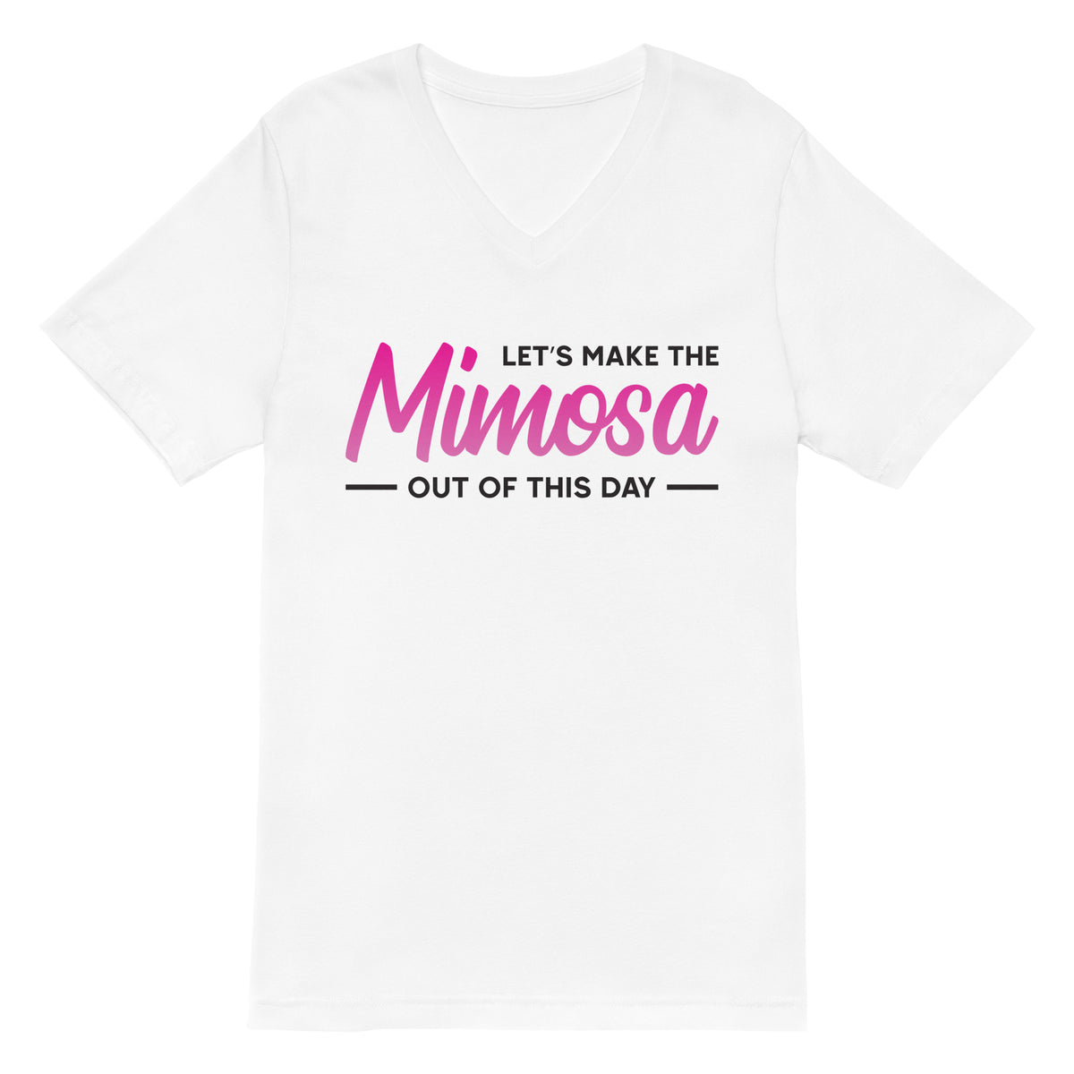 Mimosa Out Of The Day Unisex Short Sleeve V-Neck T-Shirt