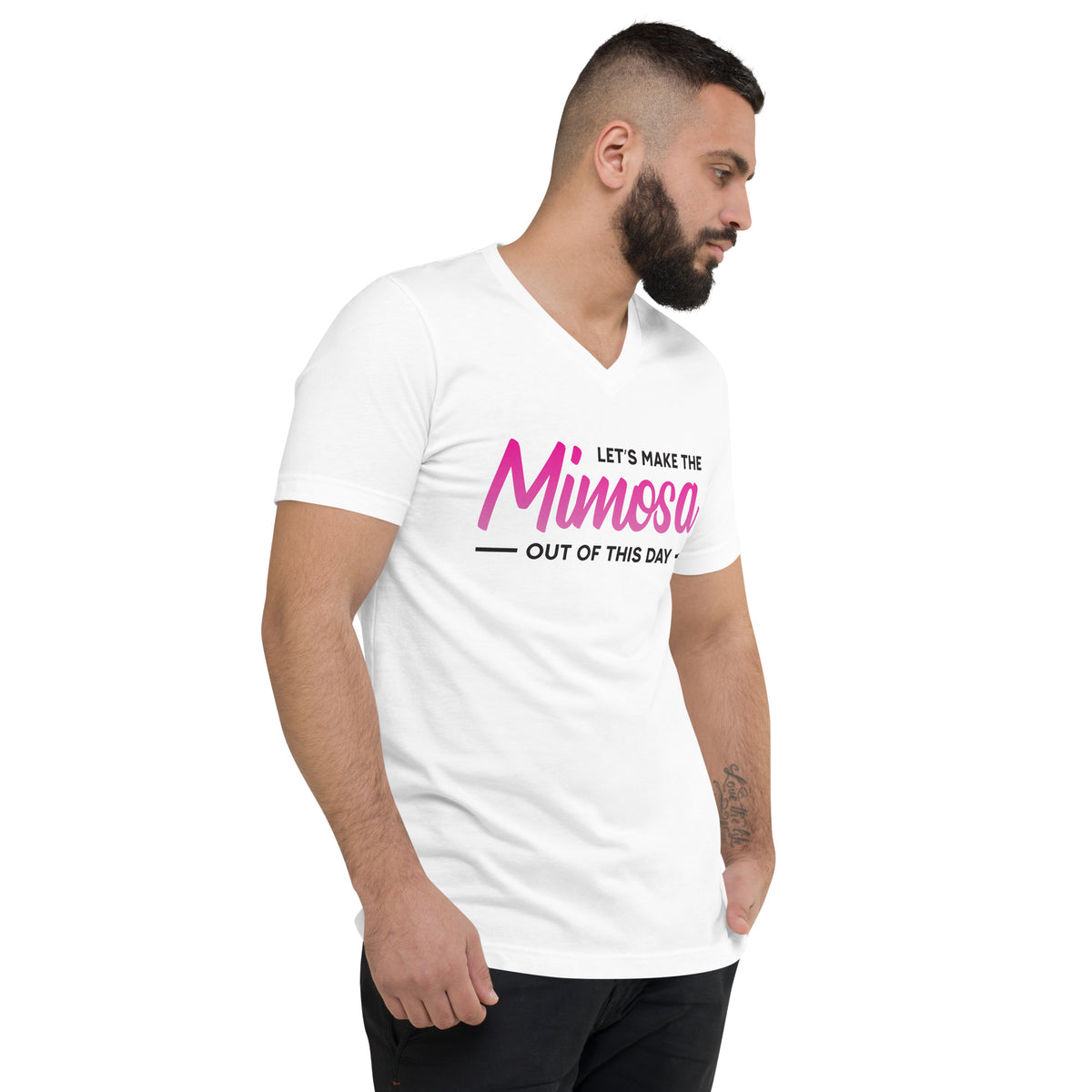 Mimosa Out Of The Day Unisex Short Sleeve V-Neck T-Shirt