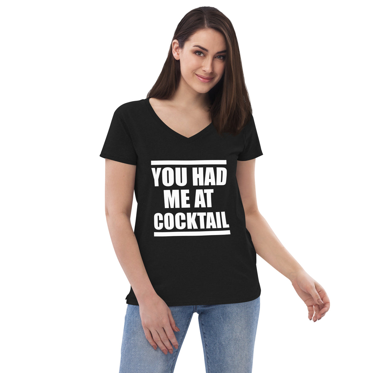 You Had Me Women’s Recycled V-Neck T-Shirt