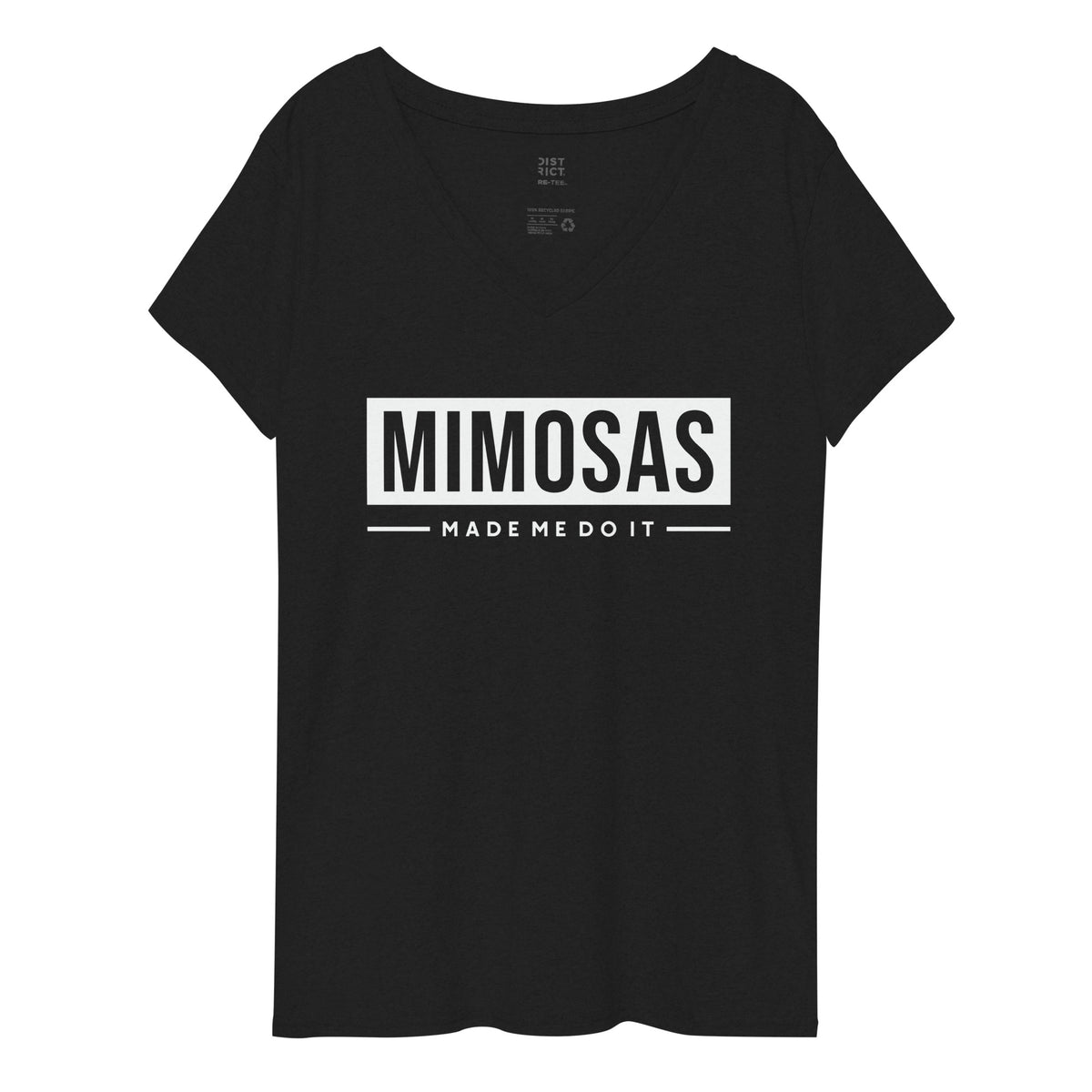 Mimosas Women’s Recycled V-Neck T-Shirt