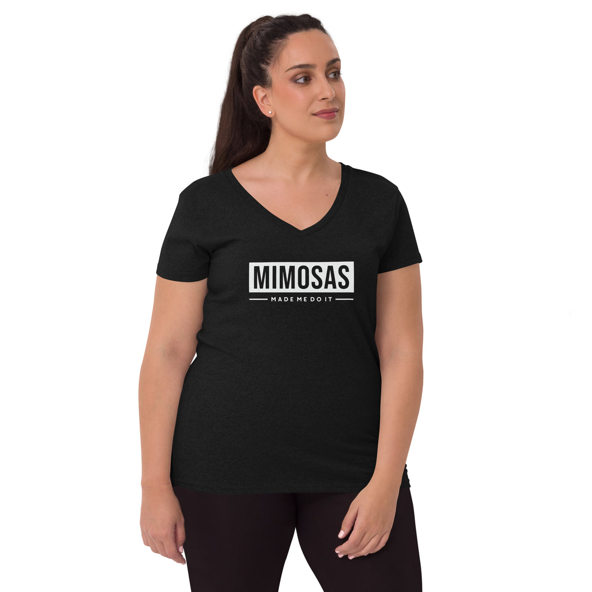 Mimosas Women’s Recycled V-Neck T-Shirt