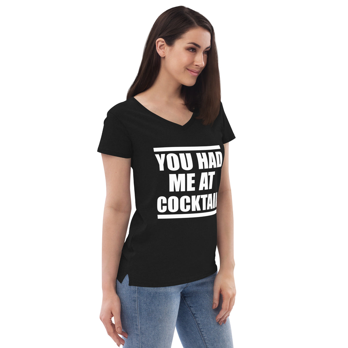 You Had Me Women’s Recycled V-Neck T-Shirt