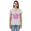 Save Water Women’s Recycled V-Neck T-Shirt