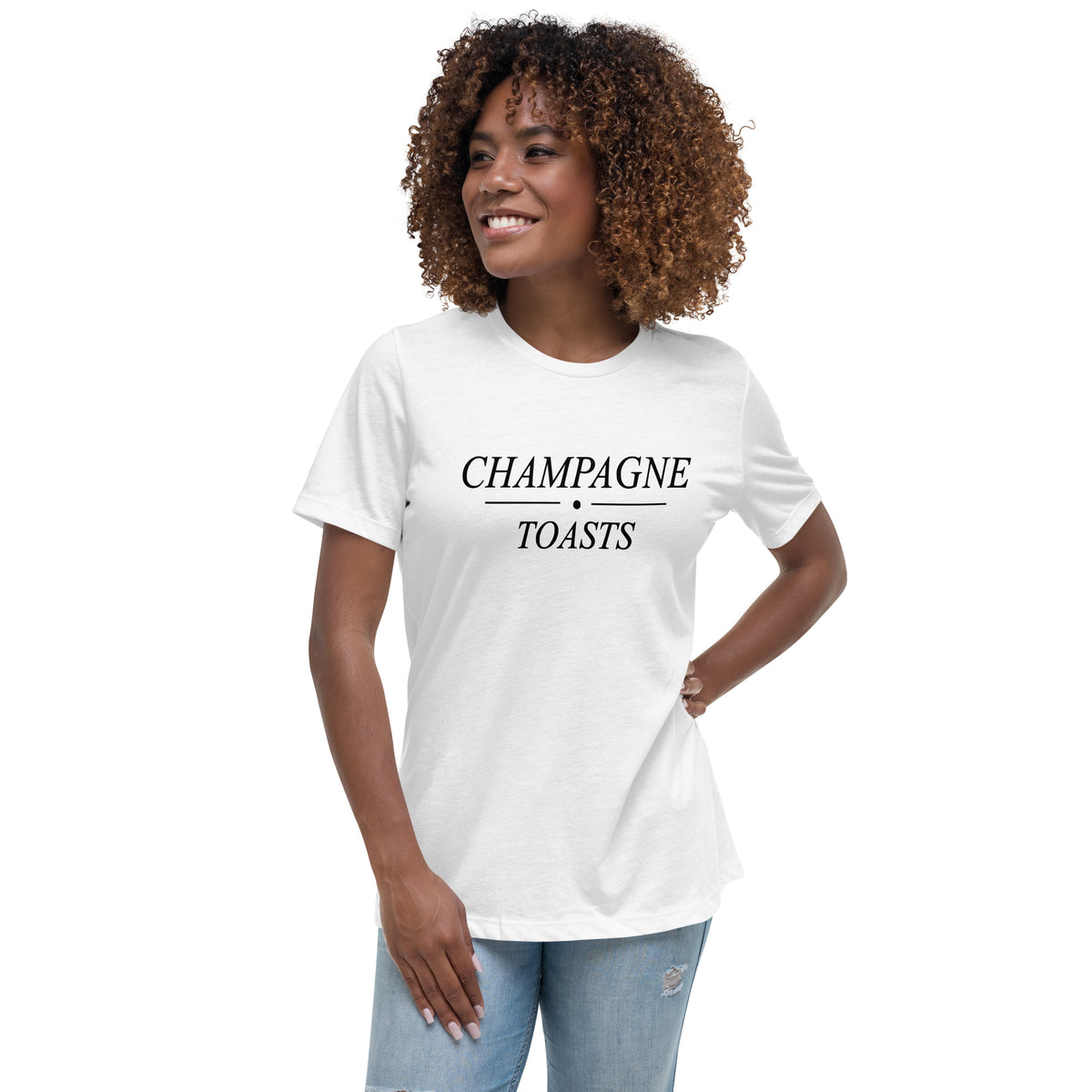 Champagne Toast Women's Relaxed T-Shirt