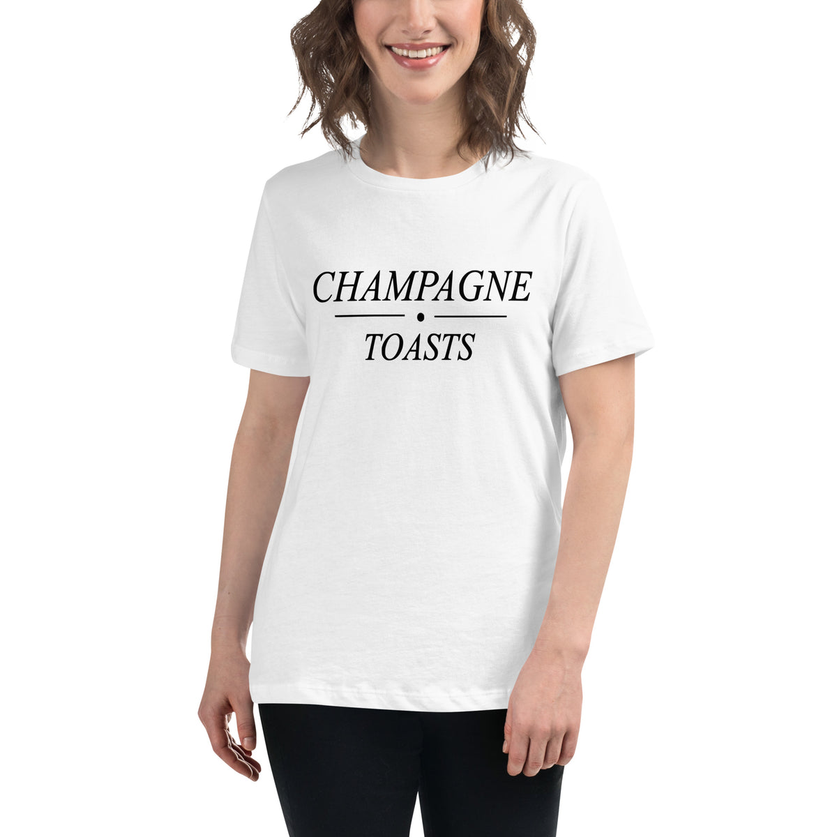 Champagne Toast Women's Relaxed T-Shirt