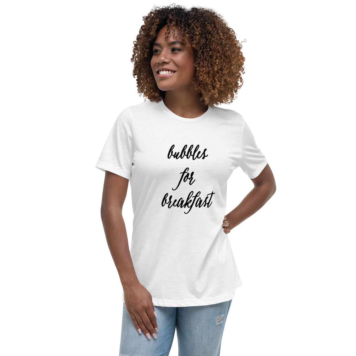 Bubbles For Breakfast Women's Relaxed T-Shirt