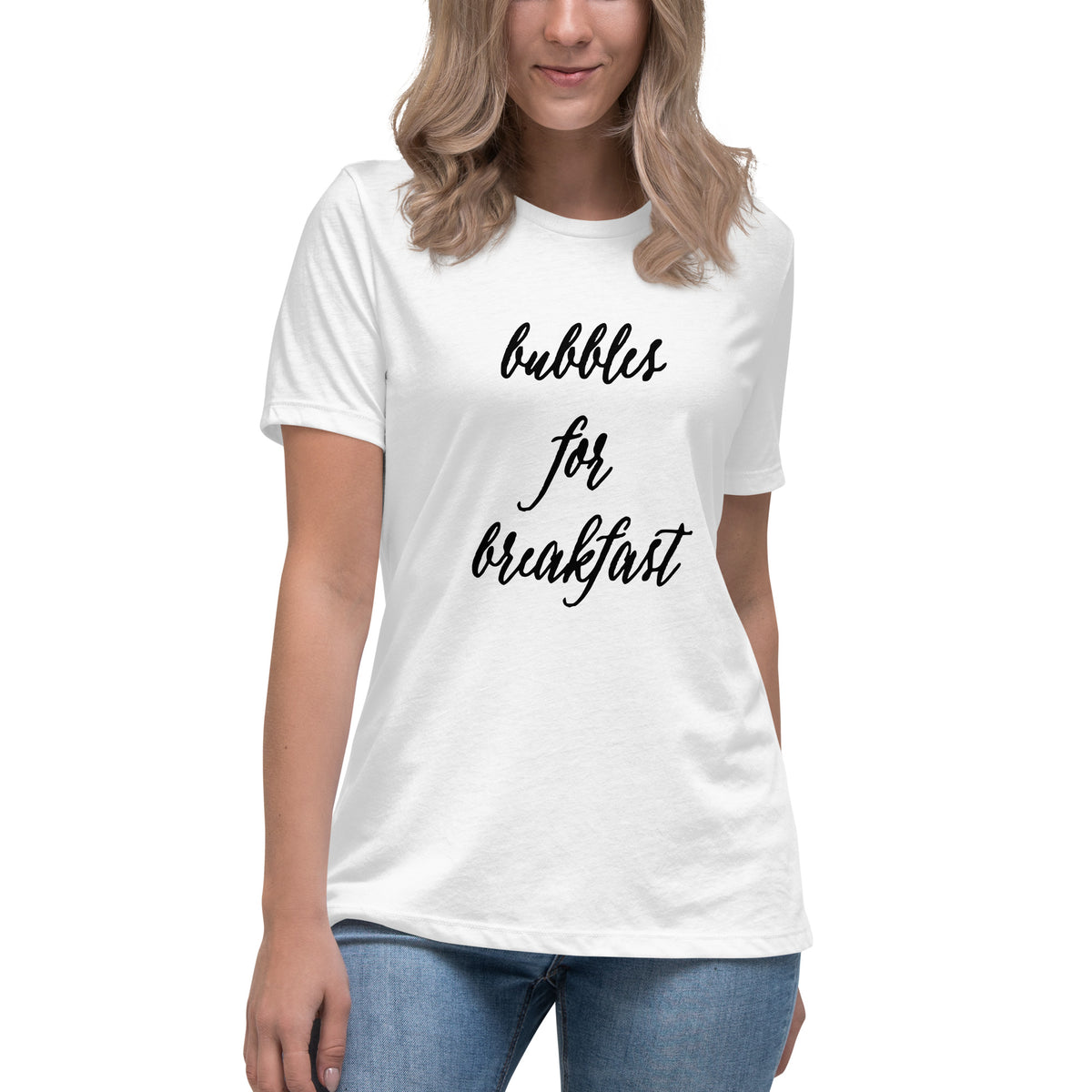 Bubbles For Breakfast Women's Relaxed T-Shirt