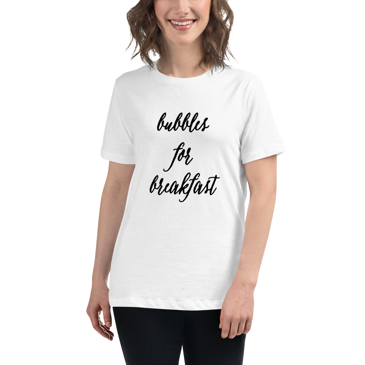 Bubbles For Breakfast Women's Relaxed T-Shirt